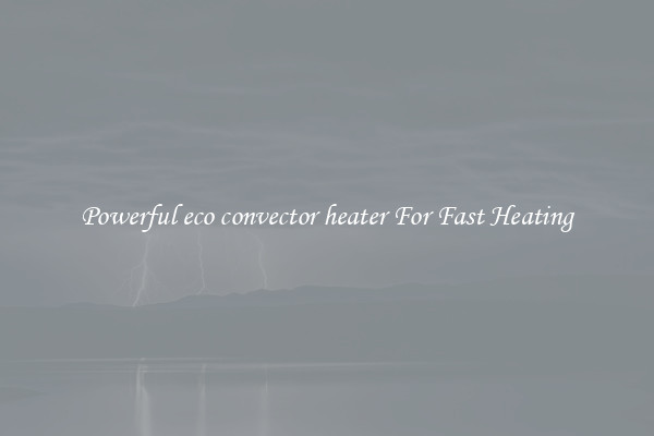Powerful eco convector heater For Fast Heating