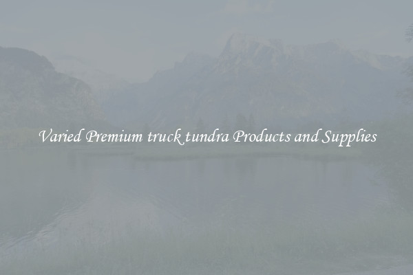 Varied Premium truck tundra Products and Supplies