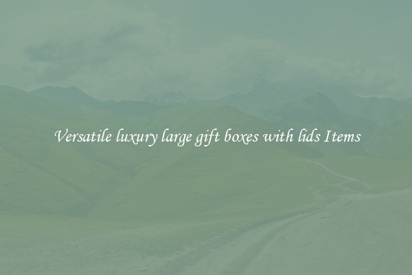 Versatile luxury large gift boxes with lids Items
