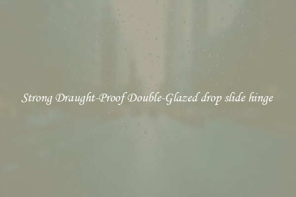 Strong Draught-Proof Double-Glazed drop slide hinge 