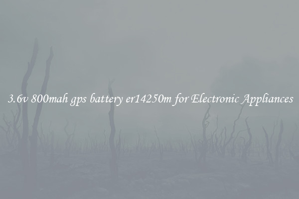 3.6v 800mah gps battery er14250m for Electronic Appliances