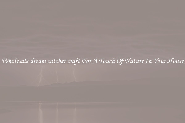 Wholesale dream catcher craft For A Touch Of Nature In Your House