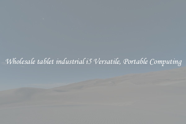 Wholesale tablet industrial i5 Versatile, Portable Computing