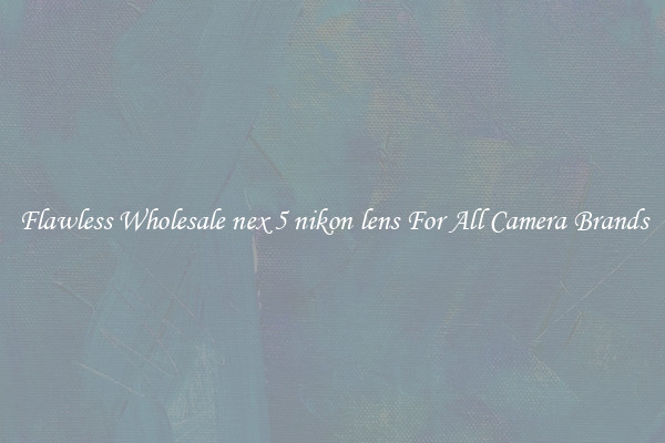 Flawless Wholesale nex 5 nikon lens For All Camera Brands